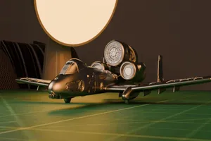 Warthog A10 - Apocahog Plane Model 