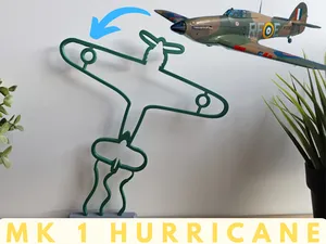 MK 1 Hurricane Model with Stand