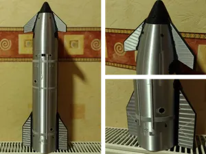 Starship Block 2 1:100 ohne kleben mit Kacheln
