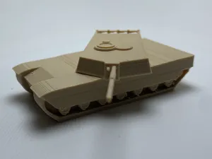 miniature Abrams tank