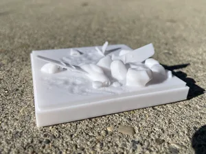 Crashed MiG-15 Scene (1:144 scale)