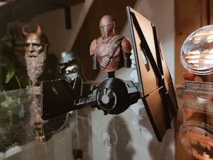 Star Wars Crashed TIE Fighter
