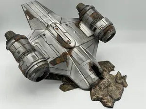Crashed Razor Crest - Terrain - Legion Scale