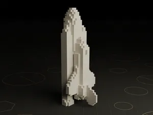 Pixelized Space Shuttle