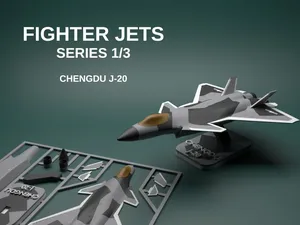 chengdu j-20 fighterjet / plane Kit-Card