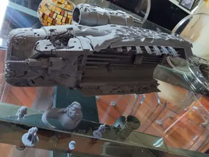 Mandalorian ship - wrecked - razor crest