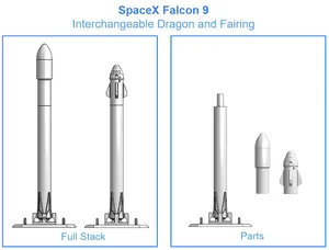 SpaceX Falcon 9 Dragon and Fairing