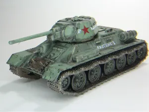 Soviet T34/76 tank 1:56 scale (28mm)