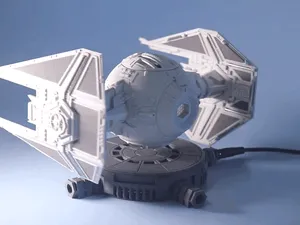TINY TIE INTERCEPTOR (Maglev Display)