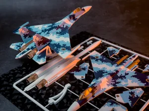 Su-27 Flanker Plane Kit Card