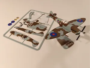 Supermarine Spitfire Plane Kit Card