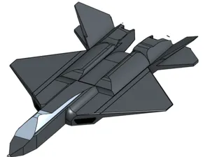YF 23 Plane Model