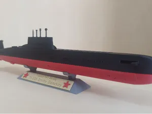 Typhoon Class Nuclear Submarine 1:500