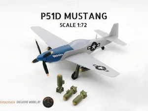 P-51D Mustang – Ground Version (Scale 1:72 )