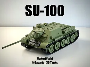 SU-100 Tank Destroyer 1:35 Scale Easy assembly
