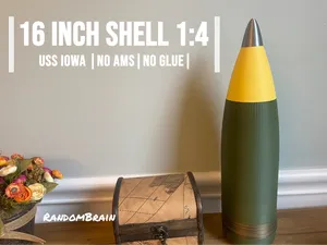 1:4 USS Iowa 16-Inch HE Shell