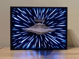 Star Wars Star Destroyer with LED Hyperspace 