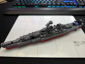Iowa Class Battleship Building Blocks