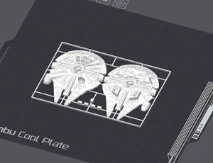 Millennium Falcon Kit Card - High Definition 