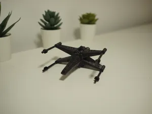 Mechanical X-Wing Fighter Jet Model