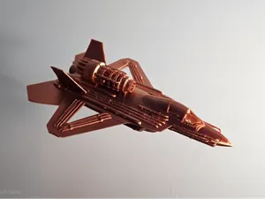 F-22 Raptor Steampunk Jet