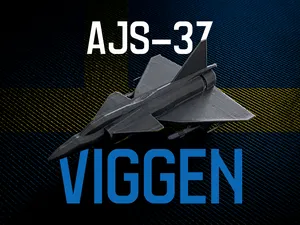 SAAB AJS-37 Viggen 1:144 Scale Model