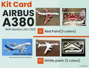 Kit Card - Airbus A380 with Bambu Logo