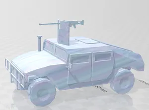 US military Hummer / Humvee weaponized 