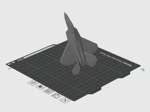 Lockheed F-22 Raptor 1:105 scale