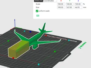 Airbus A350 1:400 scale with landing gear