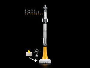 SpaceX Starship Superheavy Rocket Diorama (no AMS)