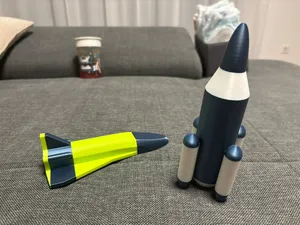 Space Shuttle oder Rakete Kinderspielzeug Modular