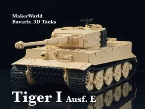 Tiger I Ausf. E Heavy Tank Remastered 1/35 Scale