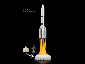ESA Ariane 6 VI Rocket Miniature Diorama (no AMS)