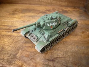 WW2 Tabletop Wargame - Soviet T-34 Tank