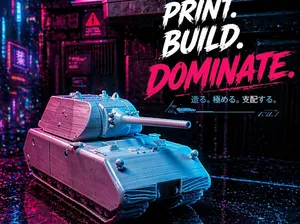 The Iron Giant Panzer VIII Maus Detail Scale Model