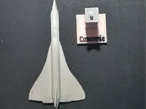Concorde plane with stand