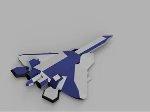 SU 57 Low Poly
