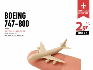 Tiny Boeing 747-800 - Mini Planes Series