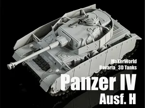 Panzer IV Tank Ausf.H with side skirts 1/35 Scale
