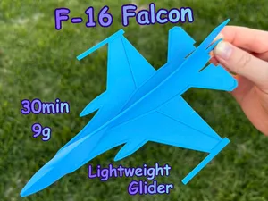 F-16 Falcon, Stable Lightweight Glider
