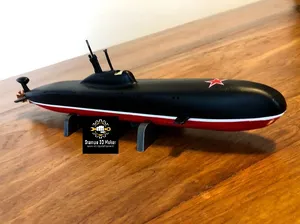 Soviet Submarine  the Akula and Victor class  