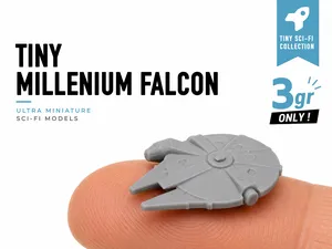 Tiny Millenium Falcon - Mini Sci-Fi Series