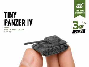 Tiny Panzer IV Tank - Mini Tanks Series