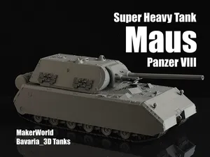 Panzer VIII Maus Super Heavy Tank 1/35 Scale