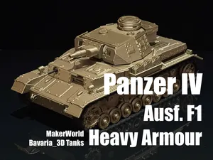 Panzer IV Ausf. F1 Heavy Armour Variant 1/35 Scale