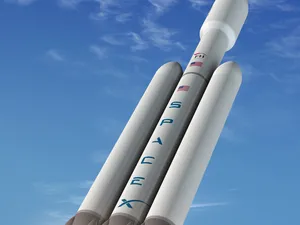 SPACE X rocket falcon heavy