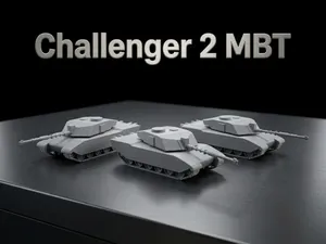 Challenger 2 MBT Mini Tank
