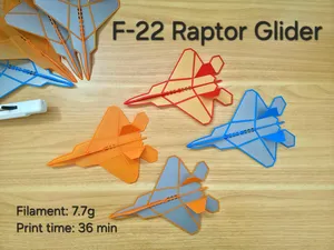 F-22 Raptor Plane Glider