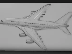 airbus a380 table decor